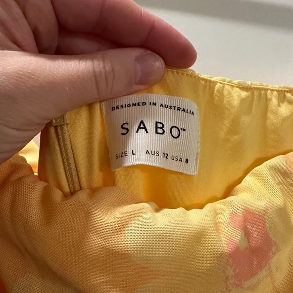 Sabo Skirt Yellow Floral Maxi Skirt - Picture 3 of 3